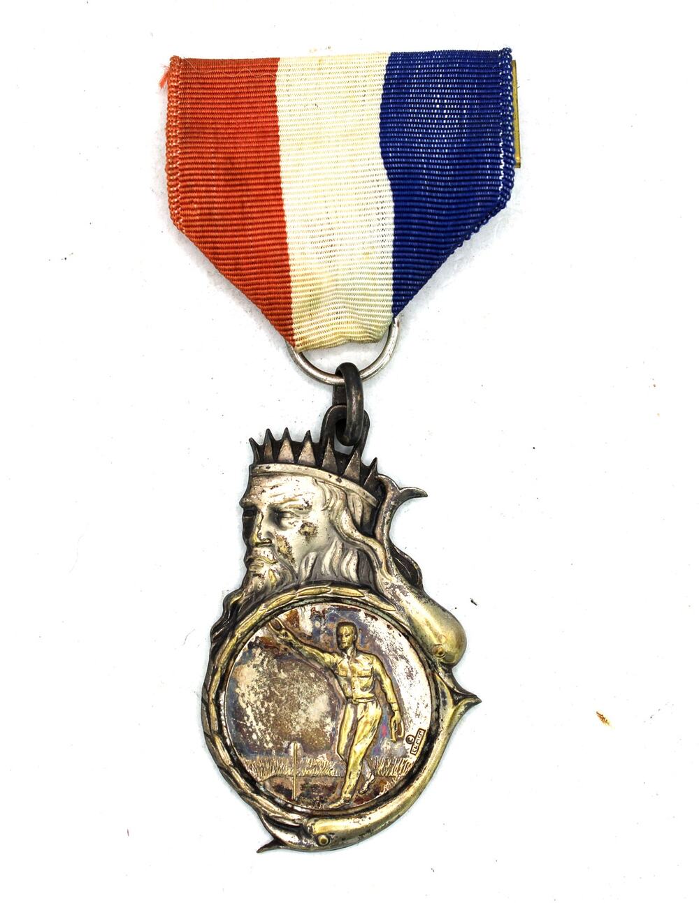 1967 Posidon Intram'L Division Singles Horse Shoe Toss Award Ribbon